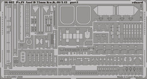 Eduard 36082 Pz. IV Ausf. D Quarter K.40/ L43 75mm 1/35 Dragon – image 2