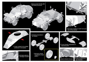 Dragon 7446 Sd.Kfz.260 Kleine Panzerfunkwagen 1/72 – zdjęcie 3