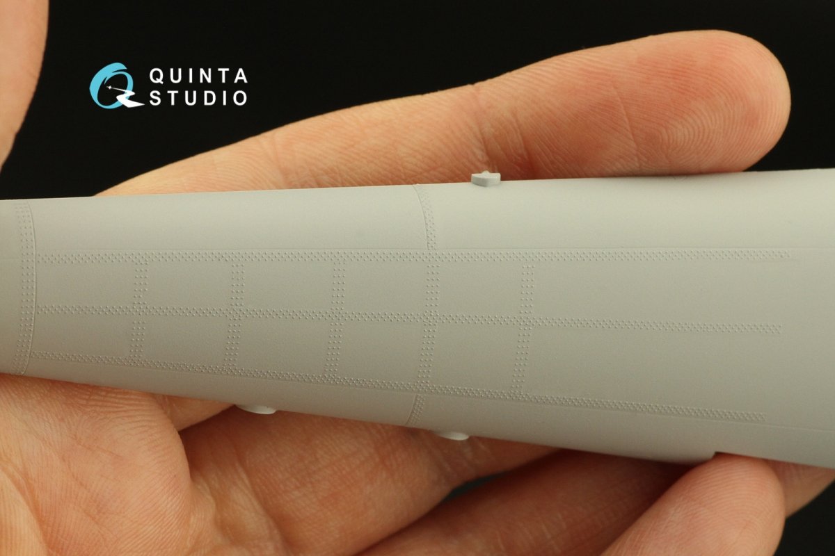 Quinta Studio QRV-037 Triple riveting rows (rivet size 0.20 mm, gap 0.8 mm, suits 1/32 scale), Black color, total length 3.7 m/12 ft – zdjęcie 8