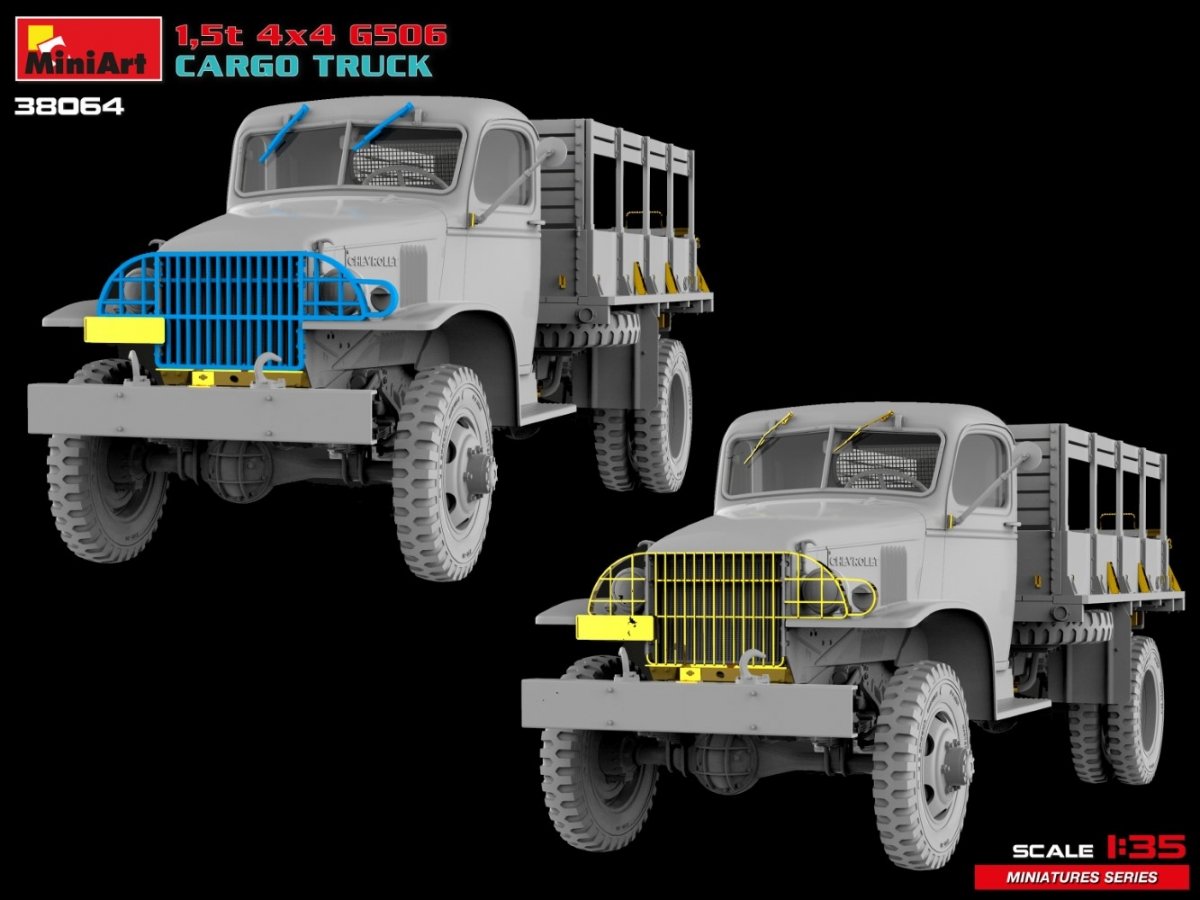 MiniArt 38064 1.5t 4×4 G506 CARGO TRUCK 1/35 – image 11