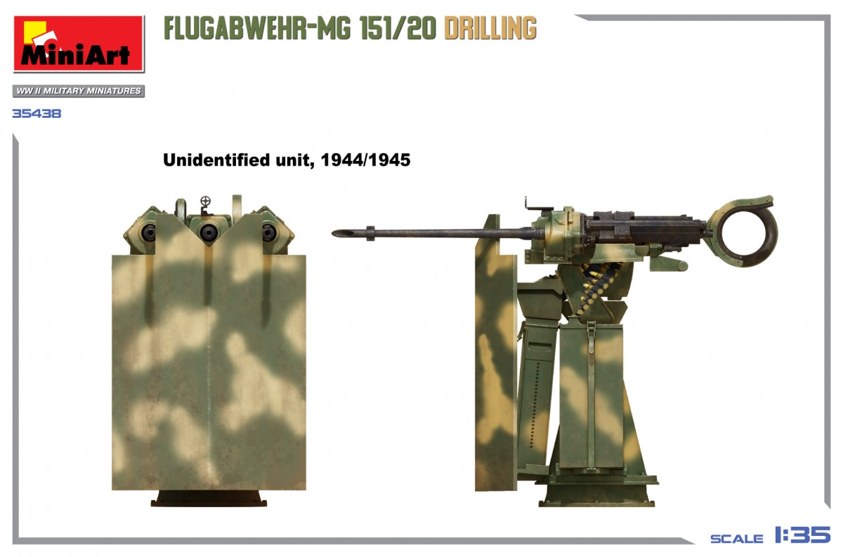 MiniArt 35438 FLUGABWEHR-MG 151/20 DRILLING 1/35 – zdjęcie 9