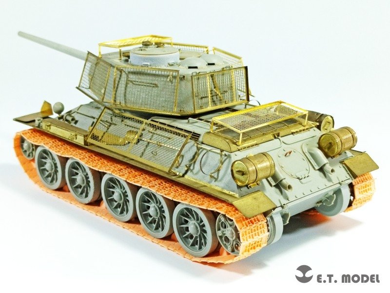 E.T. Model P35-017 Soviet T-34 500mm Width Cast Links（Type 1942）Workable Track ( 3D Printed ) 1/35 – Bild 4