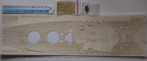 Wood Hunter W35038 Wood deck IJN Yamato for Tamiya 78014 1/350 – zdjęcie 2