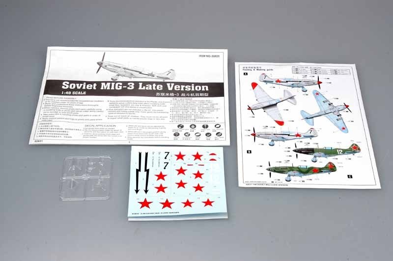 Trumpeter 02831 Soviet MiG-3 Late Version 1/48 – image 3