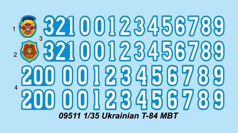 Trumpeter 09511 Ukrainian T-84 MBT 1/35 – image 3