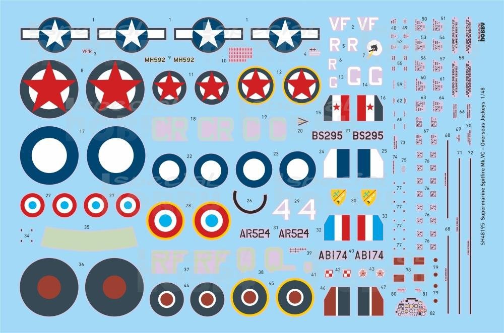 Special Hobby 48195 Supermarine Spitfire Mk. VC &amp;#39;Overseas Jockeys&amp;#39; 1/48 – zdjęcie 7
