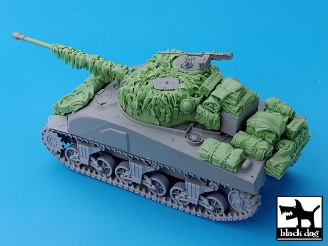 Black Dog T35028 British Sherman Firefly hessian tape camo net 1/35 – zdjęcie 4