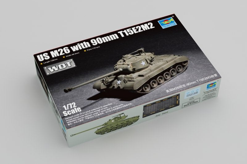 Trumpeter 07170 US M26 with 90mm T15E2M2 1/72 – image 2