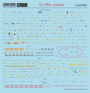 Quinta Studio MMD48006 Decal Su-17M4 stencil 1/48 – zdjęcie 2