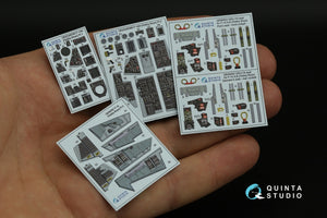Quinta Studio QD48395 F-14A 3D-Printed &amp;amp; coloured Interior on decal paper (Hobby Boss) 1/48 – zdjęcie 3