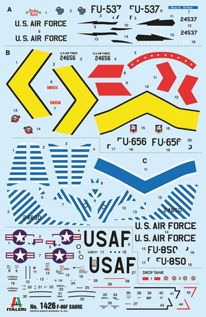 Italeri 1426 F-86F Sabre 1/72 – immagine 3