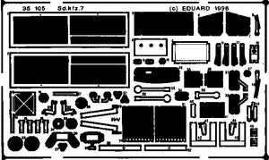 Eduard 35105 Sd. Kfz.7 1/35 Tamiya – Bild 2