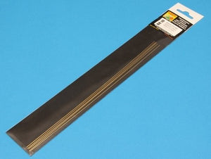 Aber BR10 Brass round rods Ø 1.0mm length 245mm x 5 pcs. – image 2