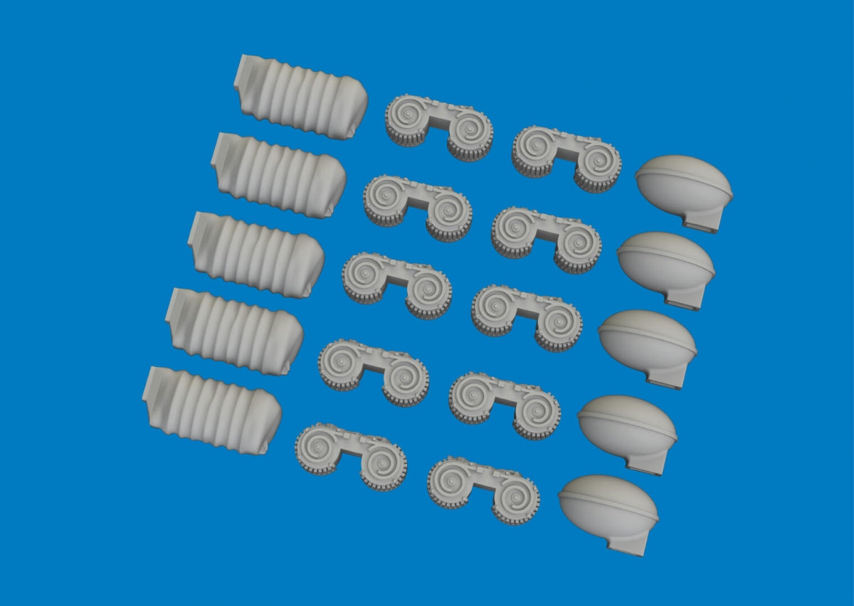 Eduard 672401 MG 15 magazines &amp;amp; case catchers PRINT 1/72 – zdjęcie 3