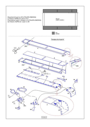Aber 35A063 Fenders for Panzer I, Ausf.A and B (1/35) – image 5