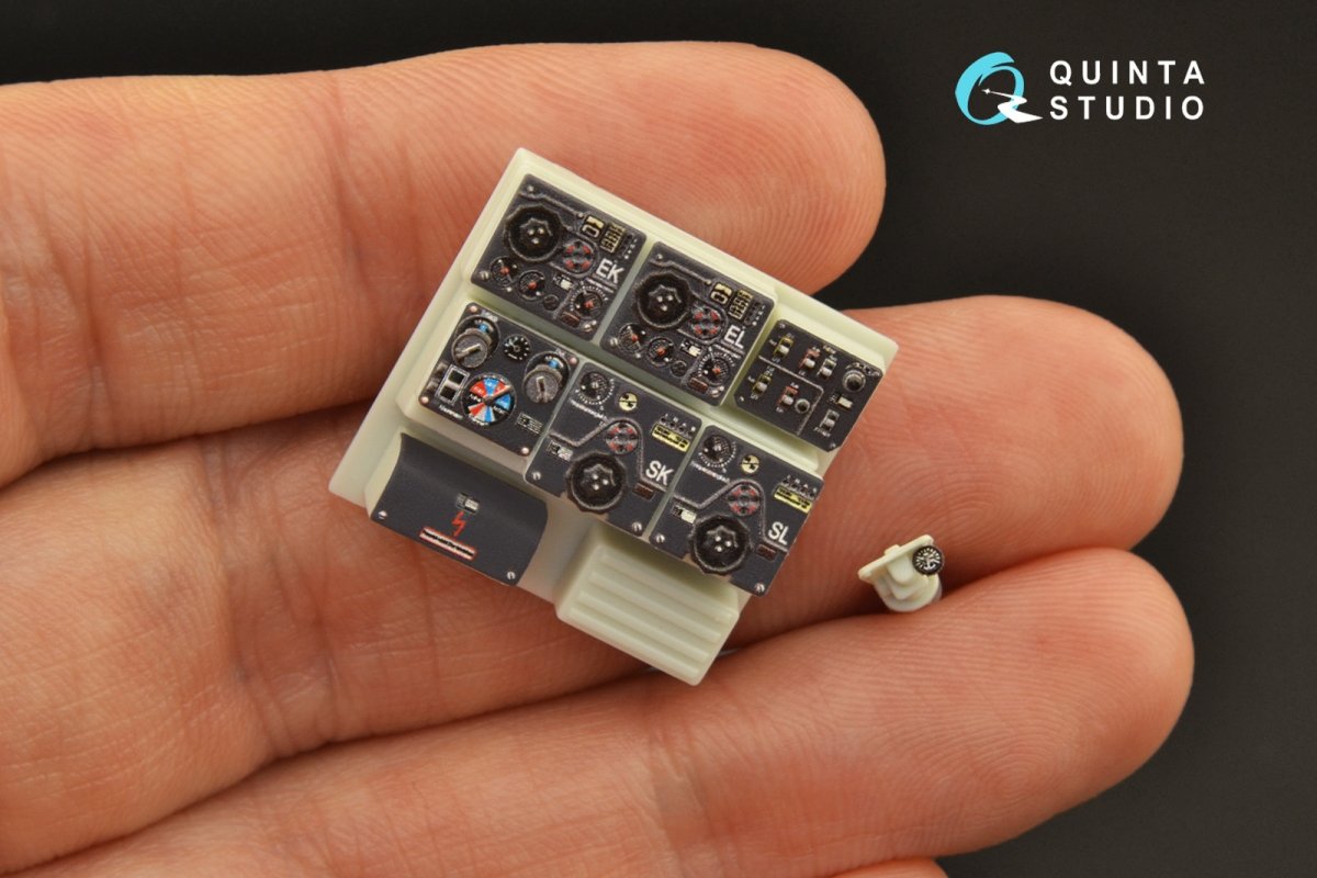 Quinta Studio QD32125 He 111 P/H 3D-Printed &amp;amp; coloured Interior on decal paper (Revell/ProModeler) 1/32 – zdjęcie 9