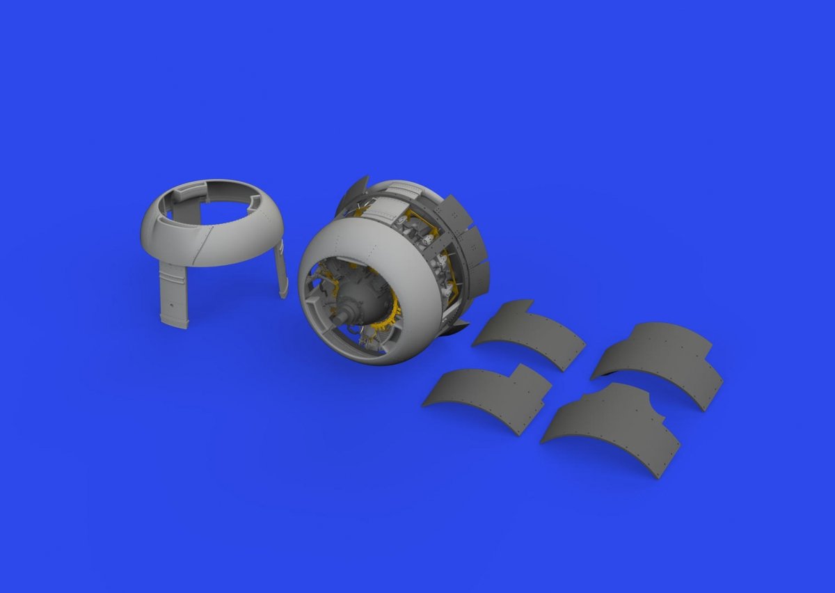 Eduard 648826 F4F-3 engine late PRINT EDUARD 1/48 – zdjęcie 2