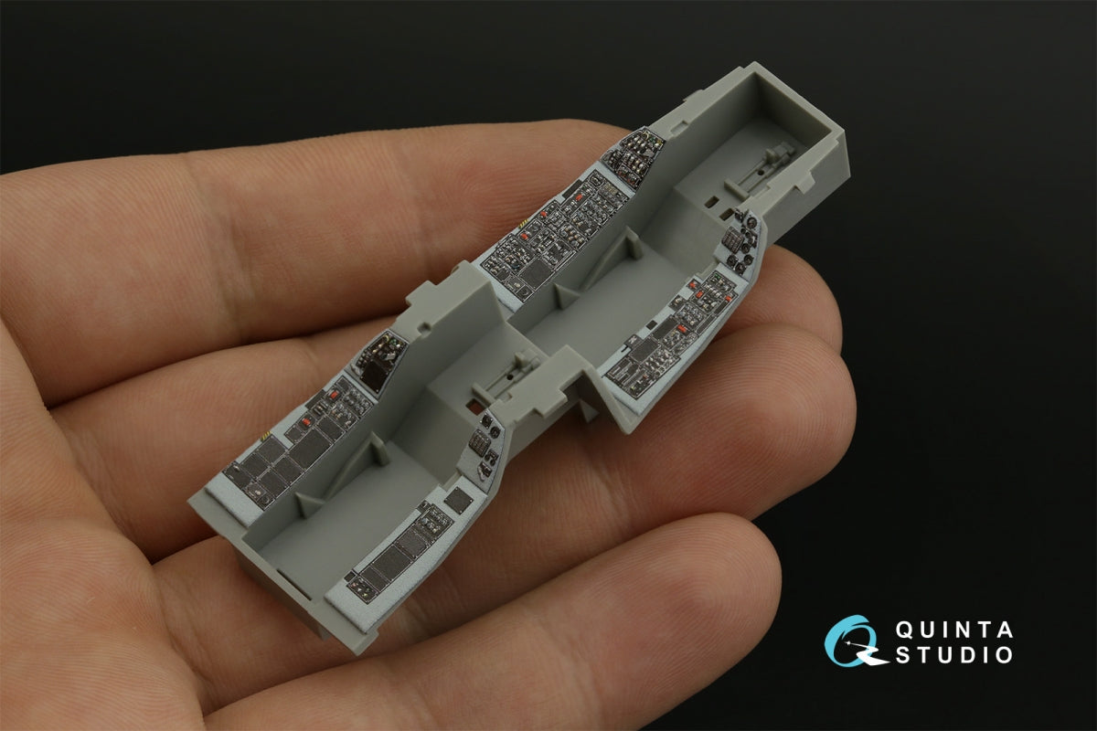 Quinta Studio QDS-48418 F-16D block 30 3D-Printed &amp;amp; colored Interior on decal paper (Kinetic 2022 tool) (Small version) 1/48 – image 9
