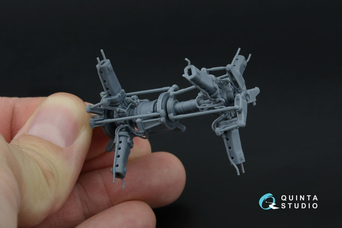 Quinta Studio QT48026 Ka-52 Rotor Hub (Zvezda) 1/48 – zdjęcie 5