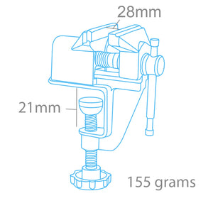 Modelcraft PVC7002 Mini Bench Vice – zdjęcie 2