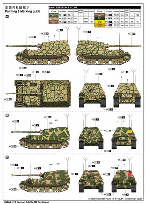 Trumpeter 00964 German Sd.Kfz.184 Ferdinand 1/16