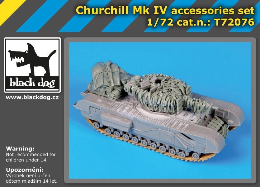 Black Dog T72076 Churchill Mk IV for Dragon 1/72 – image 3