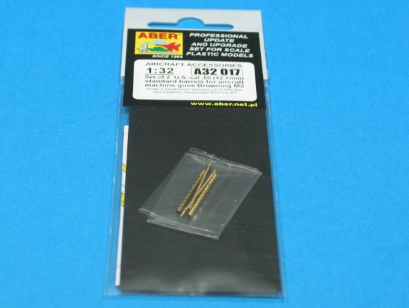 Aber A32017 Set of 2 cal .50 (12,7mm) standard barrels for US aircraft machine guns Browning M2 1/32 – zdjęcie 6