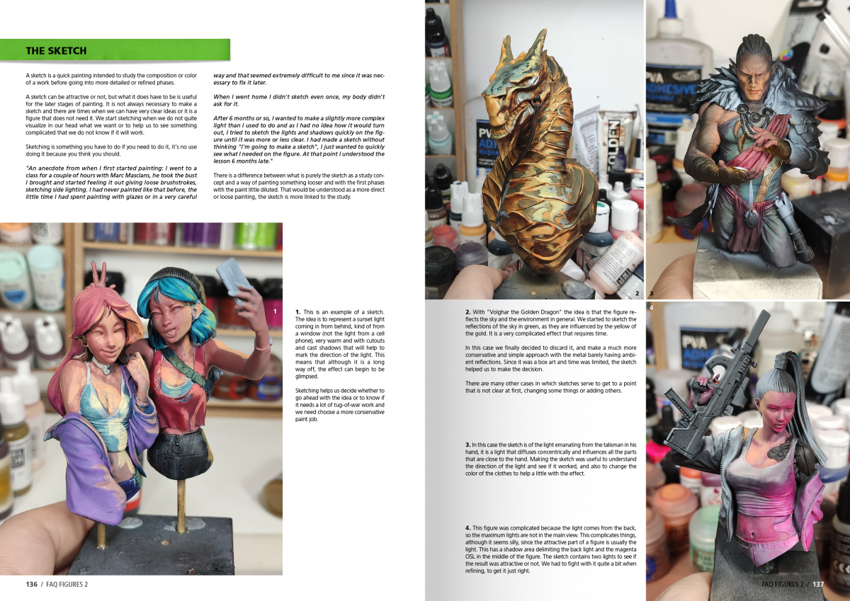 AK Interactive AK525 FAQ 2 – FANTASY FIGURES PAINTING TECHNIQUES BY ARNAU LÁZARO (EN) – zdjęcie 3