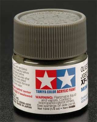 Tamiya XF74 Olive Drab (JGSDF) (81774) Acrylic paint 10ml – zdjęcie 2