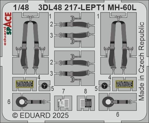 Eduard 3DL48217 MH-60L SPACE ICM 1/48 – zdjęcie 4