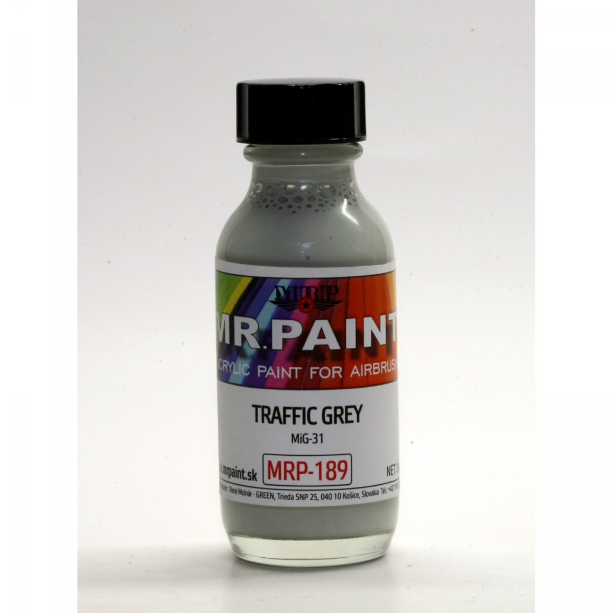 MR. Paint MRP-189 TRAFFIC GRAY 30ml – image 2
