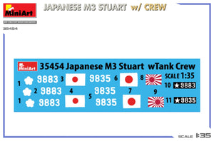 Miniart 35454 JAPANESE M3 STUART w/CREW 1/35 – image 2