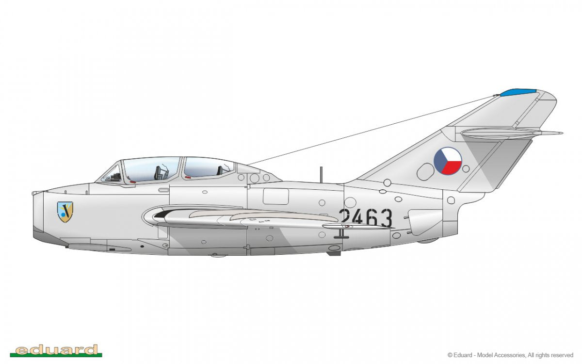 Eduard 7055 UTI MiG-15 1/72 – image 11