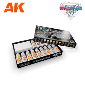 AK Interactive AK11771 NORTHERN ALLIANCE THEGN – WARGAME STARTER SET – 14 COLORS &amp;amp; 1 FIGURE – zdjęcie 2