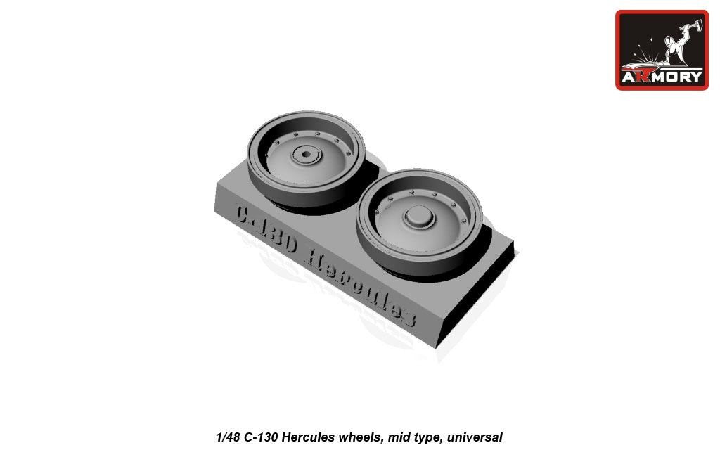 Armory Models AW48310 C-130 Hercules wheels, mid type 1/48 – zdjęcie 6