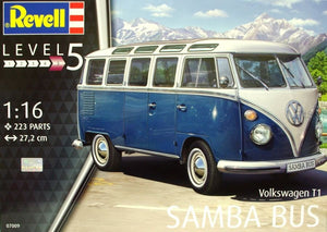 Revell 07009 VW Type 2 T1 Samba Bus 1/16