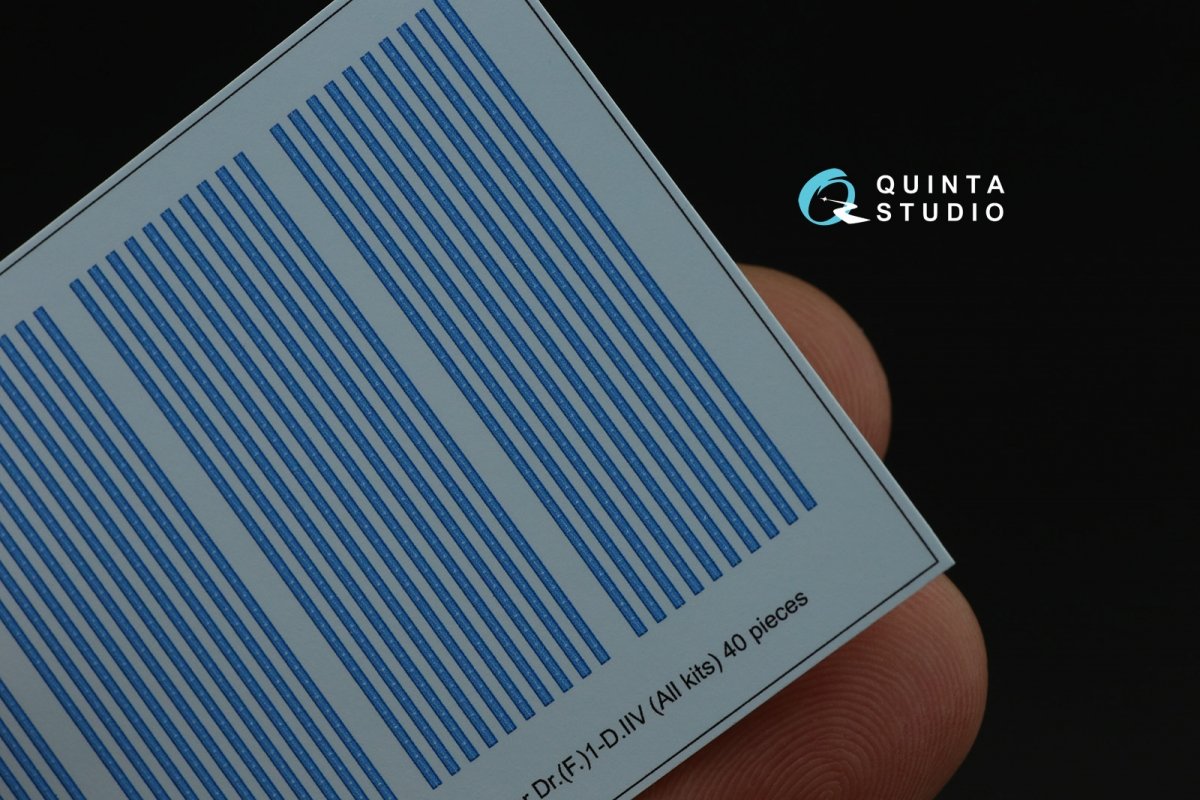 Quinta Studio QP48004 Blue rib tapes for Fokker Dr.(F)ID.VII 1/48 – image 10