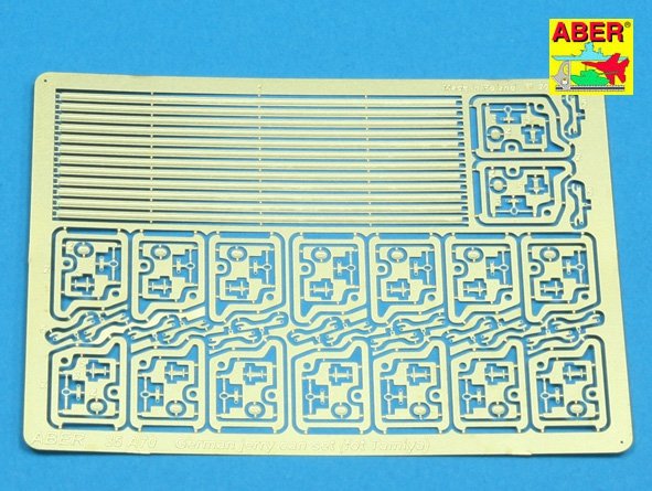Aber 35A070 Niemieckie kanistry (do zastawu Tamiya nr 186) 1/35