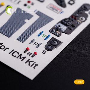 KELIK K32019 CR.42 LW - Interior 3D Decal for ICM kit 1/32 – zdjęcie 7