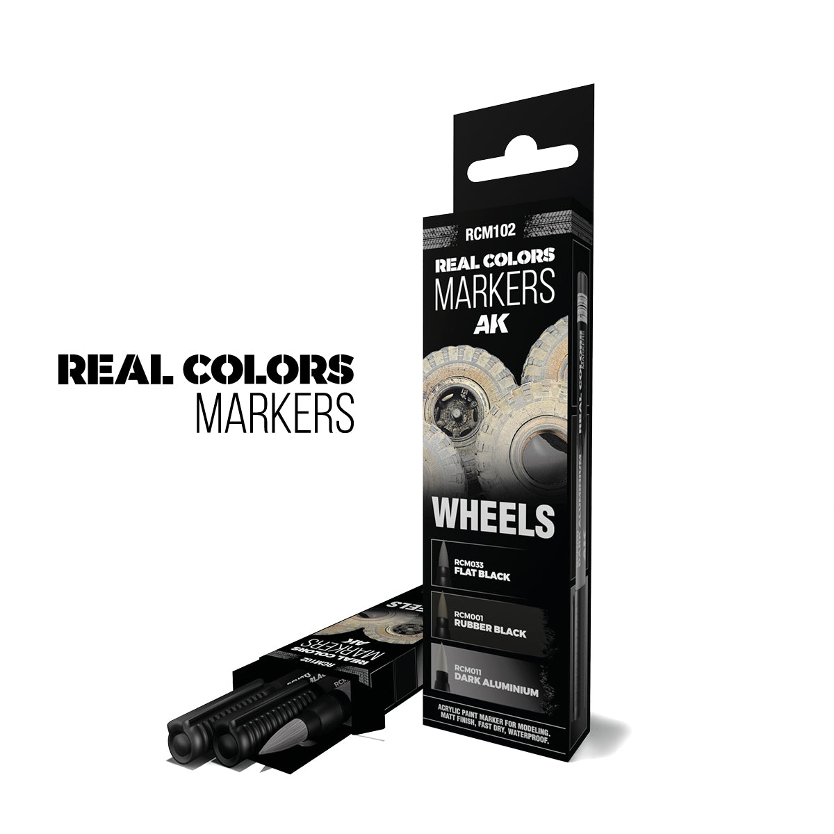 AK Interactive RCM102 WHEELS – RC MARKERS SET RCM033 RCM001 RCM011 – zdjęcie 2