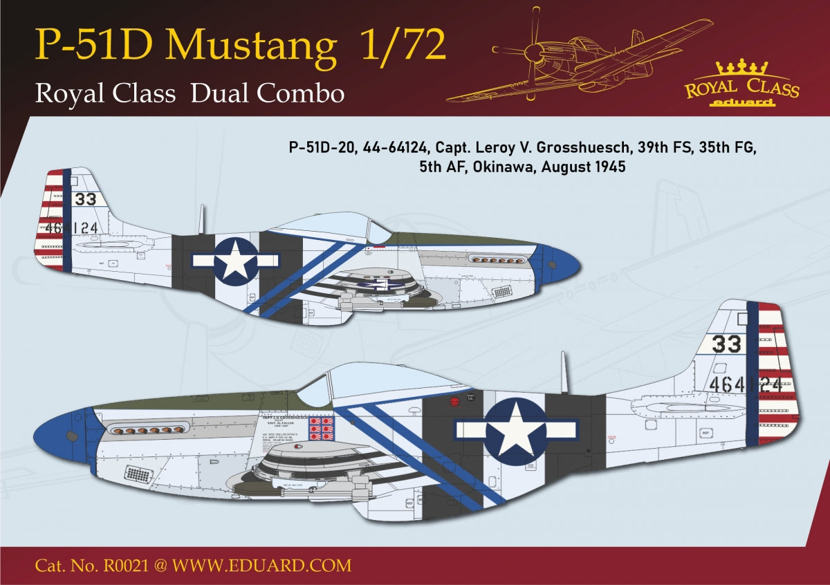 Eduard R0021 P-51D MUSTANG DUAL COMBO 1/72 – zdjęcie 32