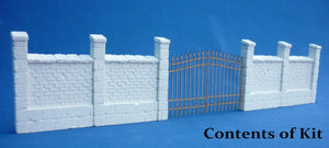 RT-Diorama 35230 Wrought iron fence with Brickwall 1/35 – zdjęcie 2