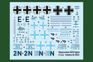 Hobby Boss 80292 Messerschmitt Bf110 Fighter 1/72 – zdjęcie 3