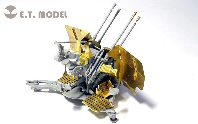 ET Model E35-027 WWII German 2cm FLAK 38 Anti-Aircraft Gun (For TRUMPETER 02309) (1/35) – image 6