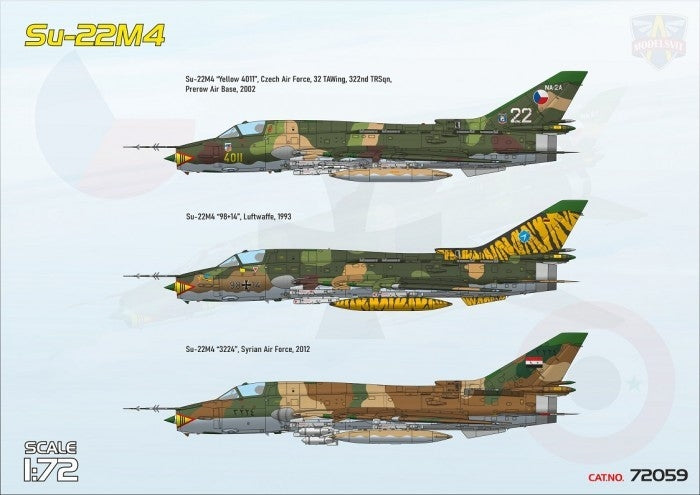 Modelsvit 72059 Su-22M4 Fitter-K Soviet fighter-bomber 1/72 – zdjęcie 2