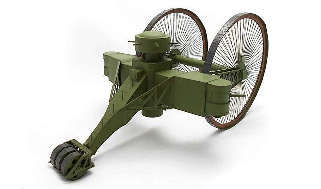 Zebrano SEA031 Lebedenko Tank (Tsar Tank) WWI 1/72 – zdjęcie 2