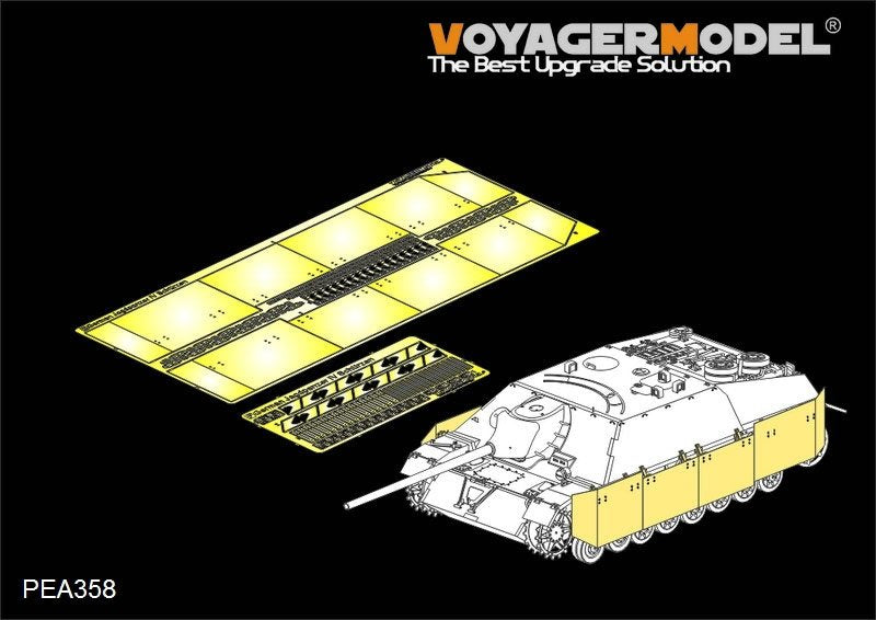 Voyager Model PEA358 WWII German Jagdpanzer IV Schurzen (For TAMIYA) 1/35