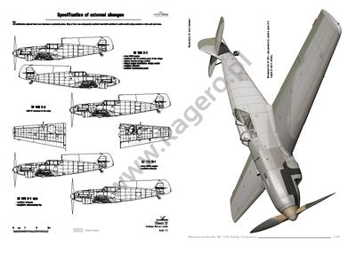 Kagero 96003 Messerschmitt Bf 109 Early Versions EN – image 2