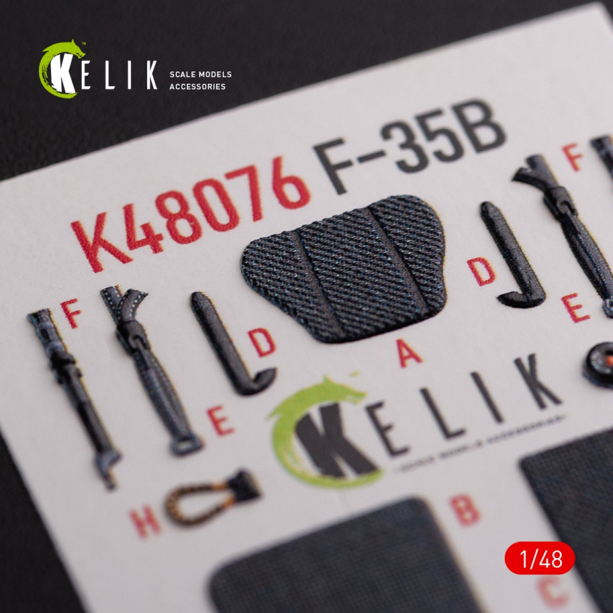 KELIK K48076 F-35B interior 3D decals for Tamiya kit 1/48 – zdjęcie 5