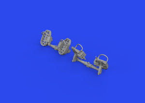 Eduard 648874 Bf 109E rudder pedals late PRINT 1/48 – image 2